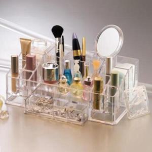 아트박스/구멍가게 깔끔 심플한 화장품 정리함 대