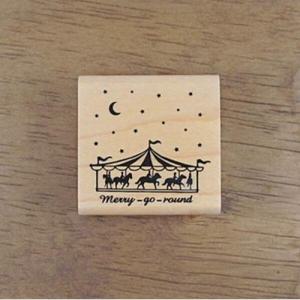 아트박스/스탬프 하우스 [빈티지]회전목마 (Merry-go-round)