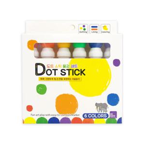 아트박스/유앤알코리아 8000 도트 스틱 6색 물감 세트
