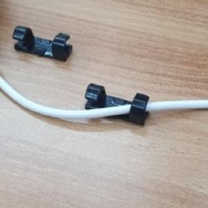 [와인앤쿡]케이블전선 고정클립(소) 20p 1세트