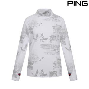 PBS 여성 프린팅반목긴팔이너티 121E3TI151