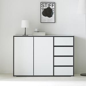 블리스데코 블릿 1200 4서랍 다용도 수납장 SLF039