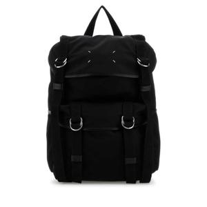 메종 마르지엘라 여성 블랙 캔버스 백팩 SB1WA0016P6763 T8013