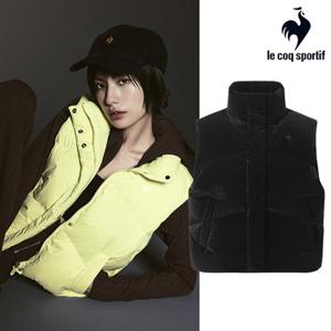 [르꼬끄][나나PICK] 여성 네쥬 루즈핏 다운 베스트 QQ422ODVO3_BLK