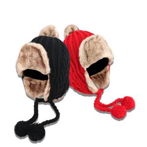 (플씨드) 고급 니트 방울모자