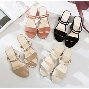 여자 여름샌들 4컬러 1P 스웨이드 바캉스 신발 슈즈