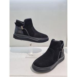 [에스콰이아]MARIO여성 발편한 경량 퍼 앵클부츠 굽3센치 YADWBS833