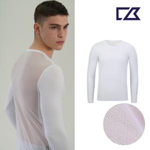 커터앤벅 남성 냉감 이너웨어(라운드넥/등메쉬) - CBM3MIW364