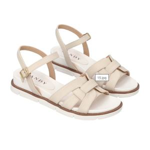 [탠디] 여성 캐주얼 스트랩샌들 J1548 C1102 아이보리 3Cm