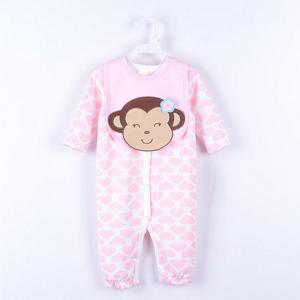 [엠케이] 원숭이 라인캐릭터 턱받이 우주복(0-12) 310182