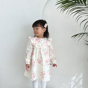 [엠케이] 분홍장미 유아동 프릴 여아원피스(90-130) 205326