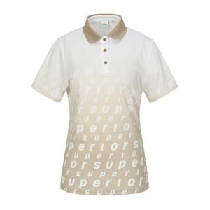 [슈페리어](정가178000)여성 슈페리어 로고 기본 티셔츠 베이지 (IW0DKS20953)