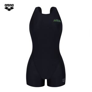 아레나 빔라이트 A4FL1LH01 BLK (주머니백 증정) 여성일반 U백 반신수영복