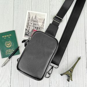 BR_830-12 가죽 슬링백 남성 웨이스트백 메신저백