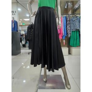 제시뉴욕 세이브존04 공단소재 주름 롱 스커트 be85sp029000