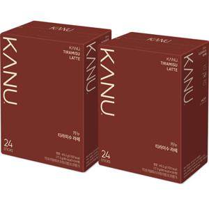 맥심 카누 티라미수 라떼 24T x 2개