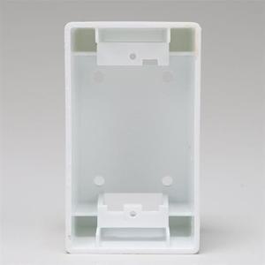 PVC노출 콘센트박스 1개용 54X70X120