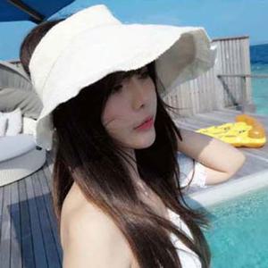 여성 여름철 햇빛 차단 돌돌 패션 데일리 린넨모자