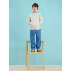 [빈폴키즈] 뉴 베이직 포켓 스웨트 셔츠 베이지 (BI5141U08A)