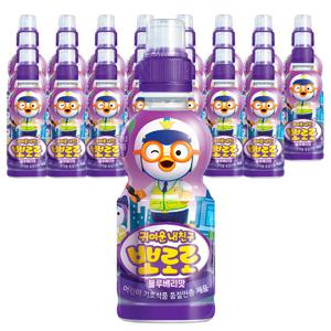 뽀로로 어린이 음료수 블루베리맛235ml x 24개