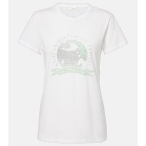 생로랑 Music Festival 코튼 저지 티셔츠 P01012776