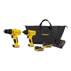 스탠리 충전콤보세트 SCDI12S2(10.8V/1.5Ah) 1EA 공구 전동공구 충전드릴 SCDI12S2