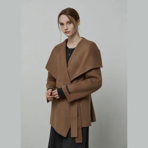 잇미샤 캐시미어 블렌디드 숄 카라 핸드메이드 하프 코트 ITPAHHC860