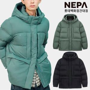 네파 [택가 459,000원] 남성 에어써밋 경량 패딩 미들헤비 구스다운 미드기장 자켓 7K72029