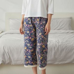 [바풀 주니어]바풀 JWS 184055 여성 기모 보온 파자마 바지 잠옷바지 실내복