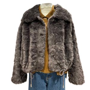 [나인스텝]뽀글퍼 카라넥 점퍼N25NJ5426