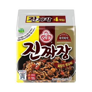 봉지라면 오뚜기 진짜장 135g 32개