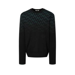 [헤지스골프][BEST]남성 H패턴 그라데이션 니트(HUSW5D718BK)