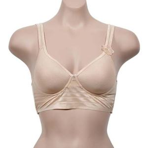 스 여성스러운 꽃잎 무늬 풀컵 몰드 A컵 스포츠 브라