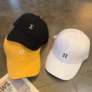 캐주얼 컬러 면볼캡 그리스알파벳 베이직 야구모자