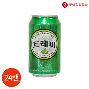 롯데 트레비 라임 캔 355ml x 24캔