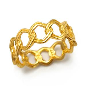 [골드리카]순금 엔틱체인 반지 3.75g(99.9)