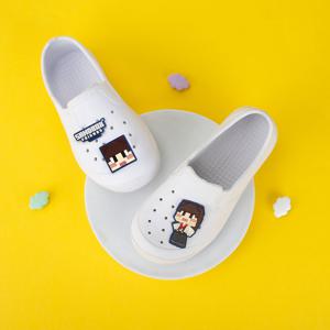 샌드박스 프렌즈 도티 만능실내화_화이트/유아동 어린이집 유치원 초등 학생 학교