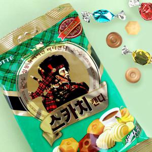 롯데제과 스카치캔디 세가지맛 157g / 사탕 간식 후식