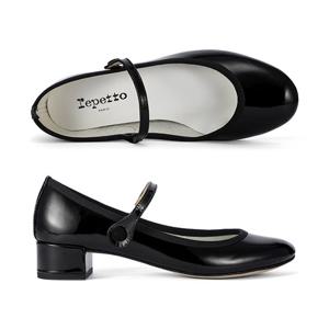 레페토 V1413V 410 로즈 메리제인 미들 펌프스 힐