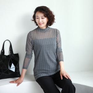 [쉬즈마담]T57158 여름 시르루 긴팔 반목티 40대 엄마옷