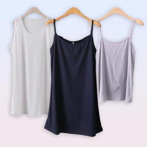 중년옷 빅사이즈 미시 마담오버핏 롱 나시 민소매 티 미시 엄마 임부복