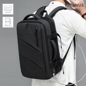 빌리버스 남자 백팩 BJI333 노트북 15.6 수납 가방