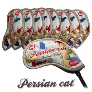 페르시안캣 골드크로스 골프 아이언커버 헤드커버