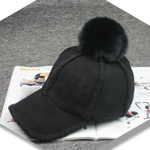 여성 겨울털모자 니트 캡 겨울모자 방울털모자