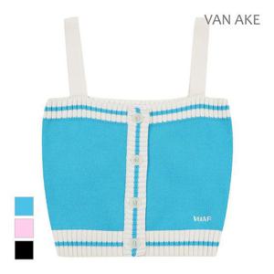 [반에이크]MARIO배색포인트 니트뷔스티에_VB34KVMV01Z