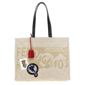 FERRAGAMO 39토트백L39 쇼핑백 780199NATURALE