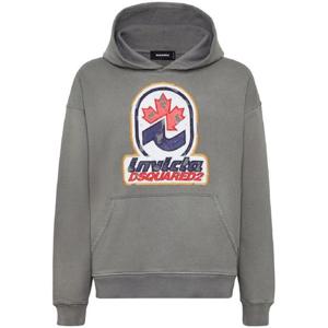 25 FW 디스퀘어드2 로고 아플리케 후드티 S74GU0866S25599 TP434492080