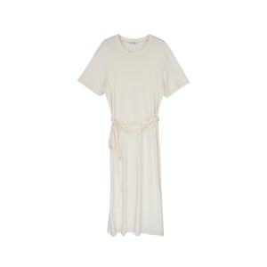 르메르 코튼 여자 화이트 롱 드레스 DR1045LJ1016 WH048