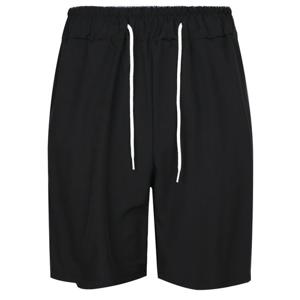 남자 여름 아이스 밴딩 스판 반바지 NE-PTH-Q017-검정