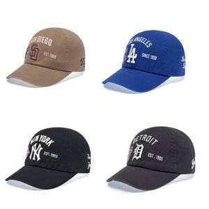 MLB (3ACPB175N)빈티지 패치 언스트럭쳐 볼캡  MLBUS